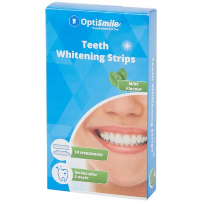 Paski wybielające do zębów OptiSmile 14szt do wybielania zębów